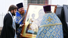 Со святой горы Афон в Одесскую епархию УПЦ привезли список с иконы Божией Матери «Троеручица»