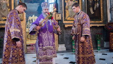 Предстоятель УПЦ: Людина отримує силу від Бога при хресному знаменні