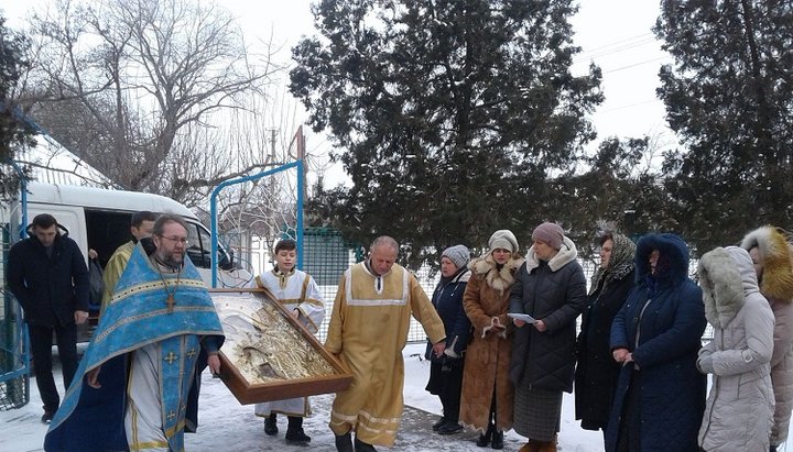 В Мелитопольском районе встречают чудотворный образ Божией Матери "Взыскание погибших"
