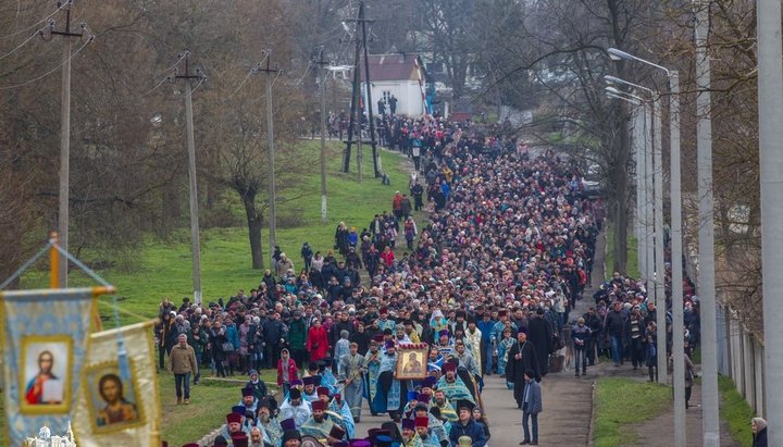 Крестный ход в Измаиле 27 марта 2018 года