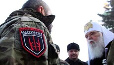 Filaret blesses "Right Sector" for "protection" of the UOC KP-oriented