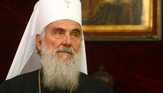 Patriarch Irinej of Serbia entered into the "Mirotvorets" database