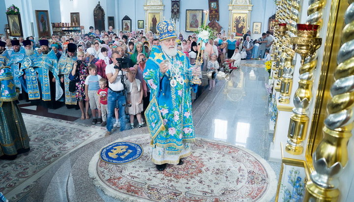Богослужение возглавил Митрополит Минский и Заславский Павел