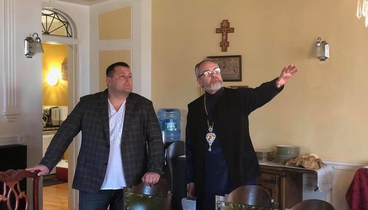 Мэр Днепра и архиепископ Даниил Памфилийский