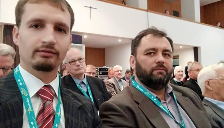 Преподаватель КДАиС, доктор богословия Сергей Бортник (справа) на Конгрессе фонда «Реновабис»