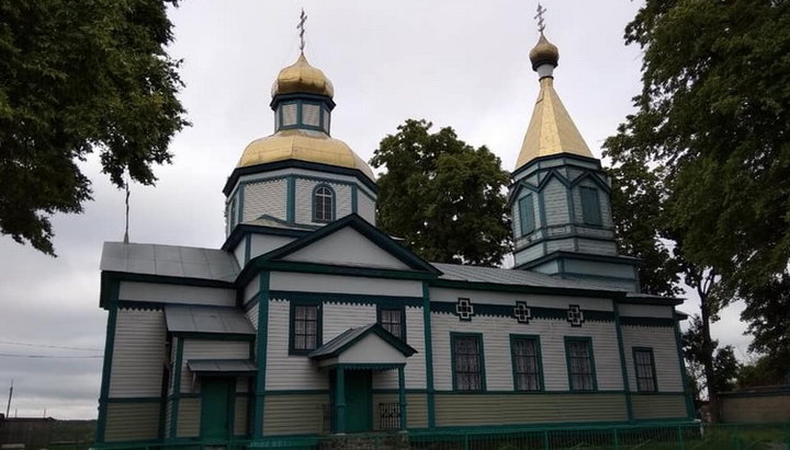 Храм УПЦ в с. Ворсівка Малинського району
