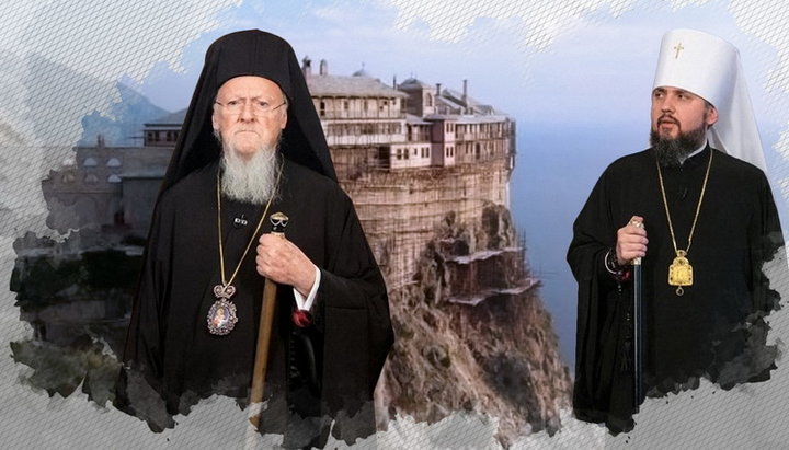 Thanks to Patriarch Bartholomew, the Holy Mountain was not so inaccessible to "Metropolitan" Epiphany