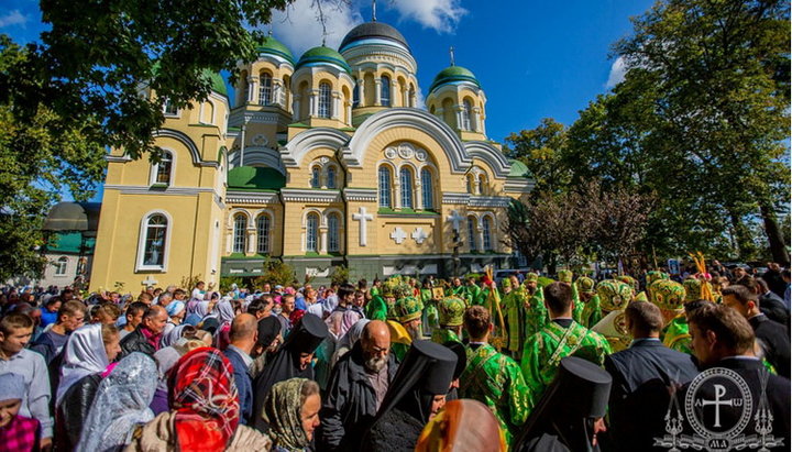 В Городницком монастыре отметили престольный праздник. Фото: boryspil-eparchy.org