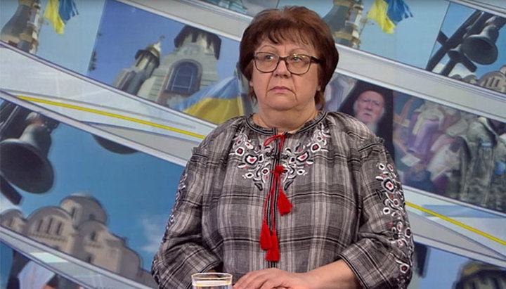 Professor at the National University of Kyiv-Mohyla Academy, scholar of religion Liudmyla Fylypovych. Photo: rus.uatv.ua