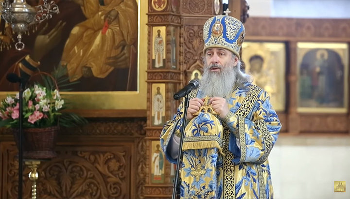 Наместник Свято-Успенской Святогорской лавры, митрополит Святогорский Арсений (Яковенко). Фото: скриншот видео на YouTube-канале Святогорской лавры