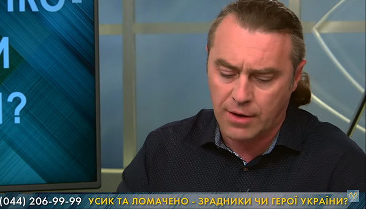 Igor Miroshnichenko, member of the Political Council of All-Ukrainian Association "Svoboda", deputy of the Kyiv City Council. Photo: screenshot of the video on the Magnolia TV YouTube channel
