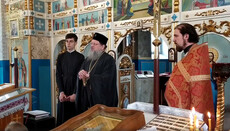 Митрополит Мелетий поблагодарил верующих Задубровки за твердость в вере
