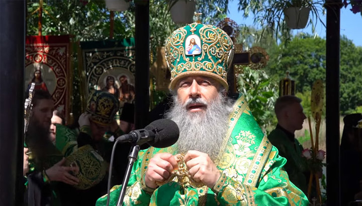 Митрополит Святогорский Арсений (Яковенко). Фото: скриншот видео на YouTube-канале Свято-Успенской Святогорской лавры