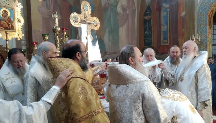 Хиротония архимандрита Силуана во епископа Герцаевского. Фото: facebook