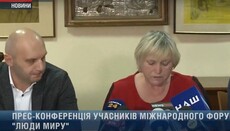 Participants of "People of Peace" Forum address President of Ukraine