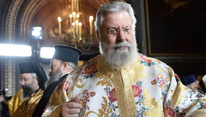 Архієпископ Хризостом. Фото: cyplive.com
