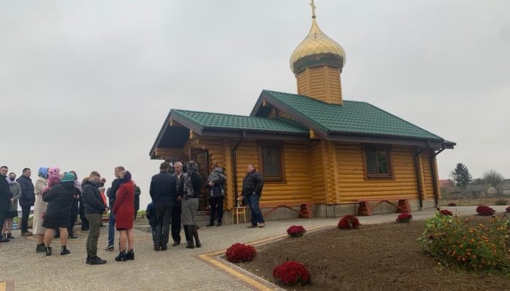 Новый Свято-Георгиевский храм УПЦ в селе Долгошии. Фото: СПЖ