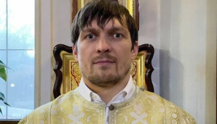 Александр Усик поздравил православных с Рождеством. Фото: скриншот видео со страницы Александра Усика в Instagram
