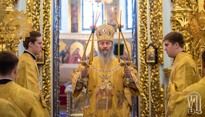 Предстоятель УПЦ Блаженніший Митрополит Онуфрій. Фото: news.church.ua
