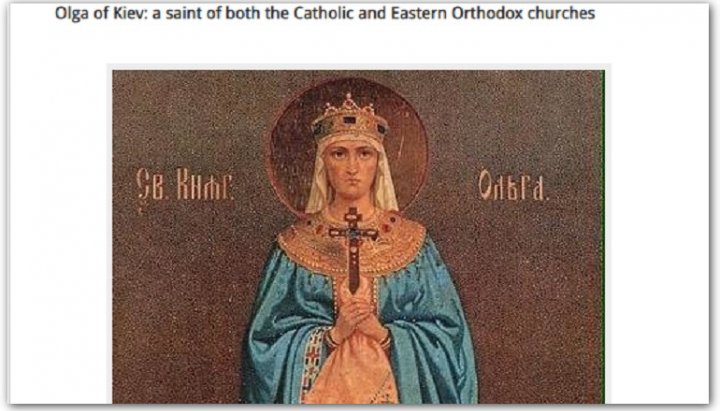 Due to Poroshenko's claim Princess Olga removed from list of "great women"