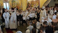 У новому храмі Рівного провели першу «дитячу» Літургію