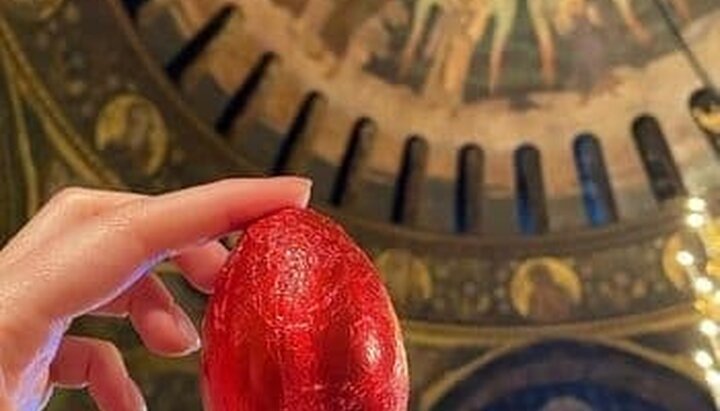 Шоколадне яйце, що дісталося від Блаженнішого Митрополита Онуфрія