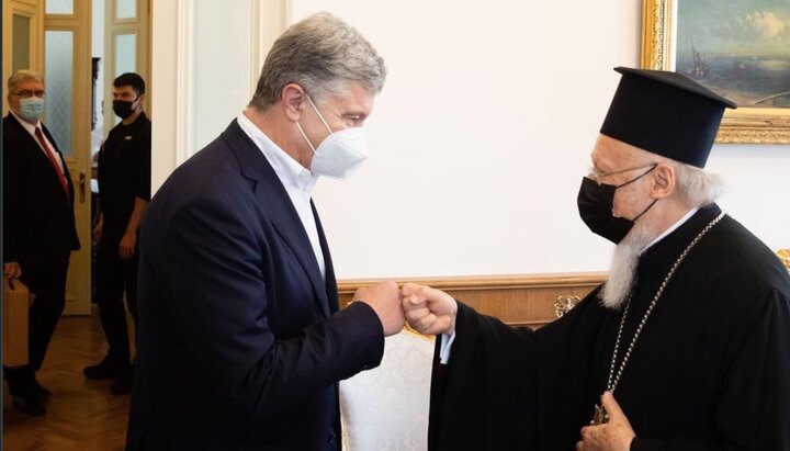 Петр Порошенко и патриарх Варфоломей. Фото: https://www.instagram.com/petroporoshenko