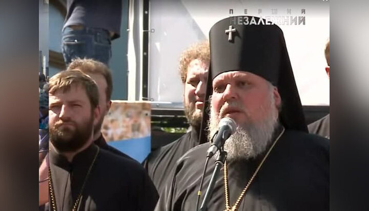 Archbishop Nikolai (Pochtovy). Photo: a screenshot from the "Pershy Nezalezhny" YouTube channel