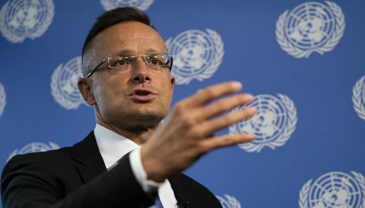 Министр иностранных дел Венгрии Петер Сийярто. Фото: apnews.com