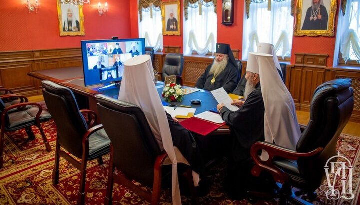 UOC holds a remote meeting of the Holy Synod
