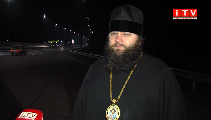 Єпископ Пимен. Фото: скріншот відео із Facebook-сторінки телеканалу «ITV media group».