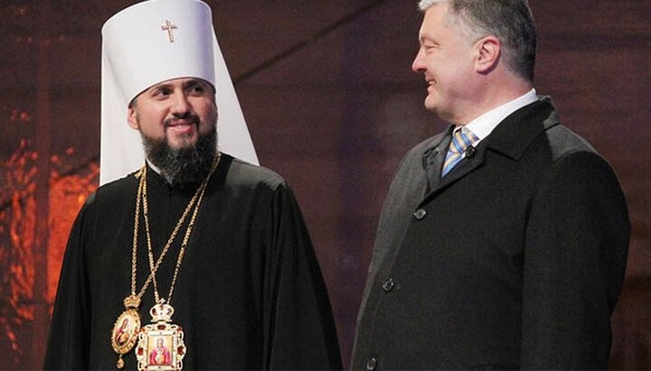 Епифаний Думенко и Петр Порошенко. Фото: interfax.com.ua