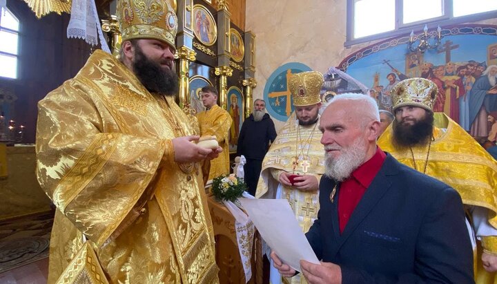 Літургію очолив єпископ Пимен, керуючий Рівненською єпархією УПЦ. Фото: СПЖ