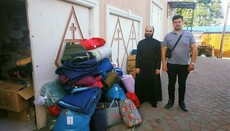 Чернівецька єпархія УПЦ передала військовим гумдопомогу з Італії та Румунії