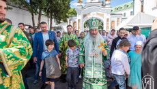 Блаженніший очолив літургію на честь Антонія Печерського у київській Лаврі