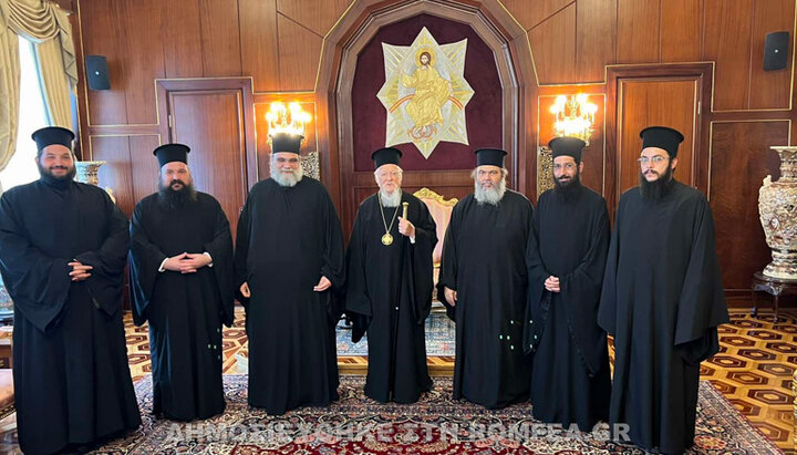 Делегация Тамасосской митрополии на Фанаре. Фото: Romfea.gr