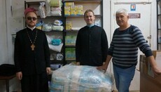Полтавская семинария передала гумпомощь переселенцам в Горишних Плавнях