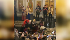 У Мережі завірусилося відео вертепу на солеї храму УГКЦ у Зарваниці