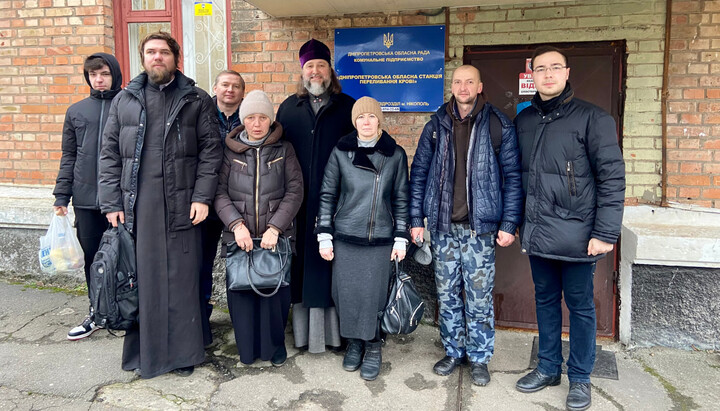 Священники и прихожане Криворожской епархии сдали кровь для ВСУ