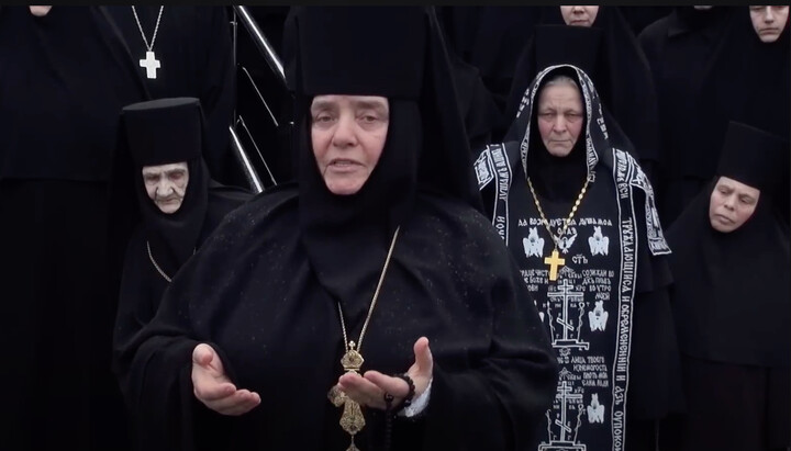 Игумения Михаила. Фото: скриншот YouTube-канала Rivne Church