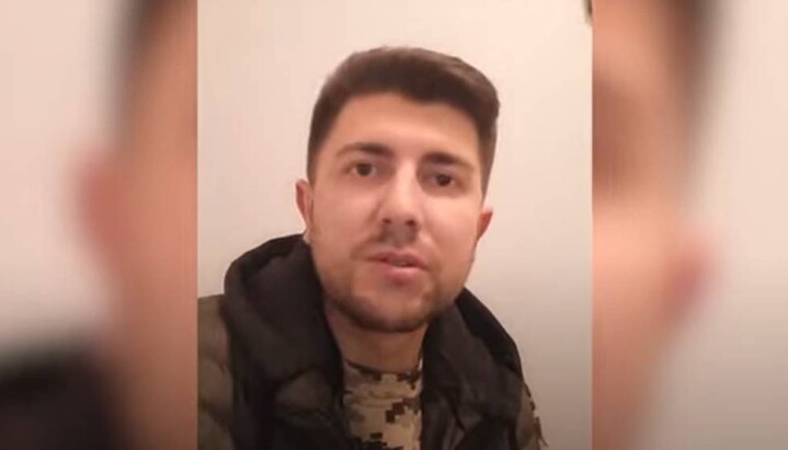 Випускник КДАіС, доброволець ЗСУ Павло Вельчев. Фото: скріншот відео на Youtube-каналі КДАіС