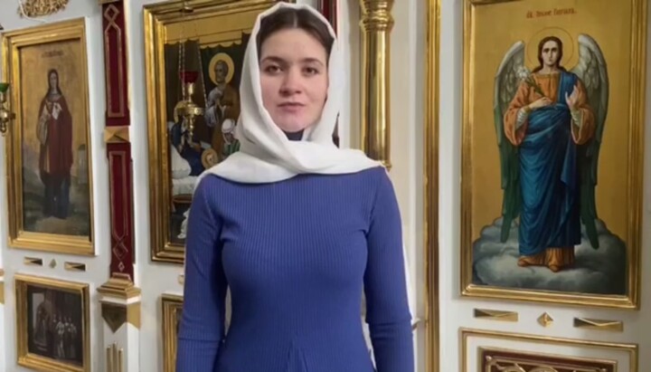 Православная молодежь Ровно призвала прекратить гонения на УПЦ. Фото: скриншот видео на Telegram-канале ОС «Миряне»