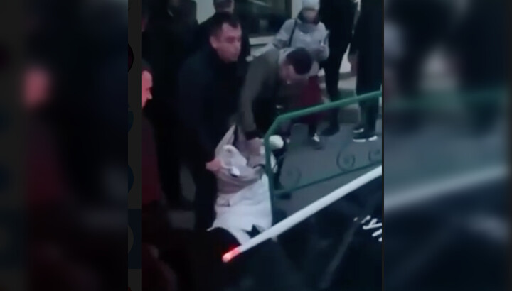 Арешт правозахисниці Вікторії Кохановської. Фото: скріншот відео СПЖ