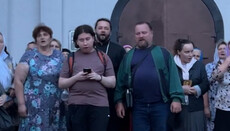 UOC believers in Krasyliv defend Resurrection Church from OCU raiders