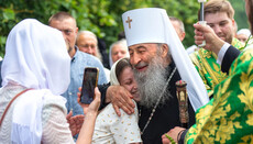 Предстоятель возглавил службу в Феофании накануне дня памяти преп. Онуфрия