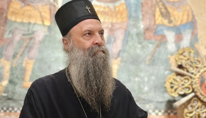 Патриарх Порфирий. Фото: страница патриарха в Фейсбуке