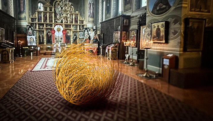 У захоплених храмах УПЦ гуляє перекотиполе. Фото: СПЖ