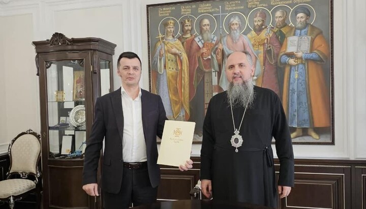 Геннадий Тертичный и Епифаний Думенко. Фото: станица Тертичного в Facebook
