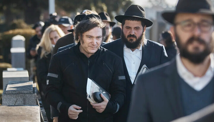 Хавьер Милей с раввинами Нью-Йорка. Фото: smh.com.au