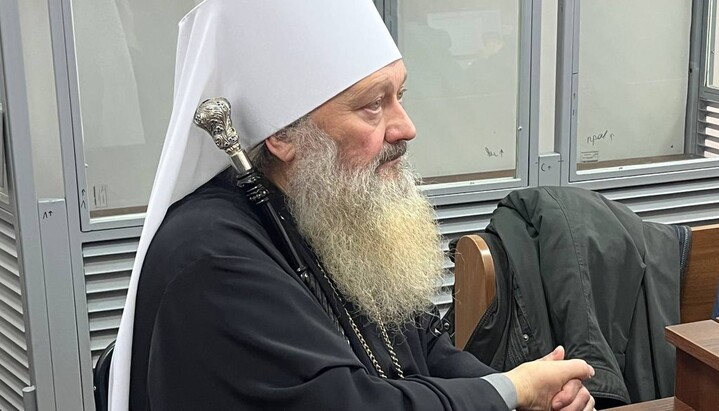 Metropolitan Pavel in court. Photo: "Suspilne"